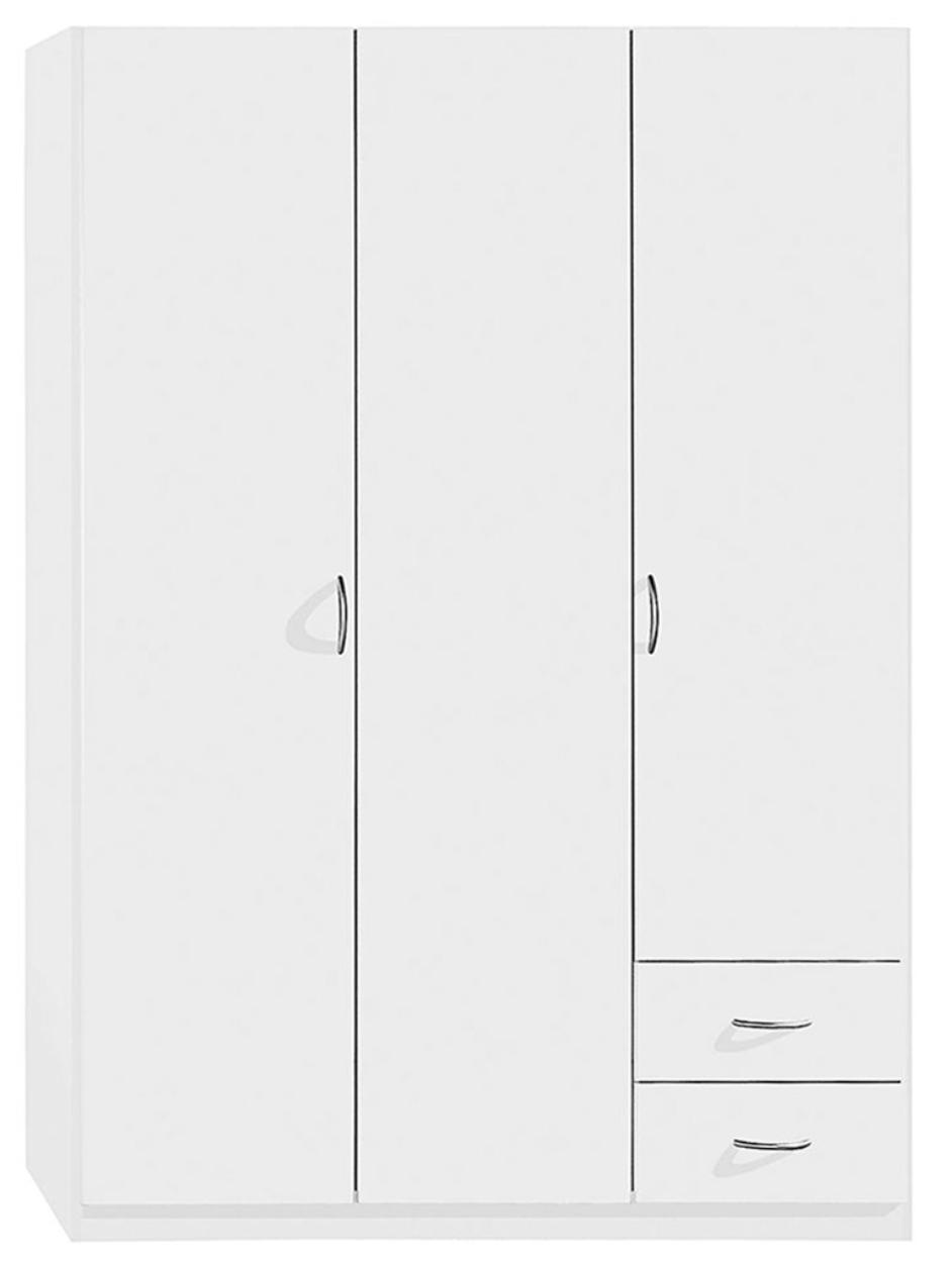 Mobel Select Armoire Blanche 3 Portes 2 Tiroirs Kaze 2 LesTendances Fr