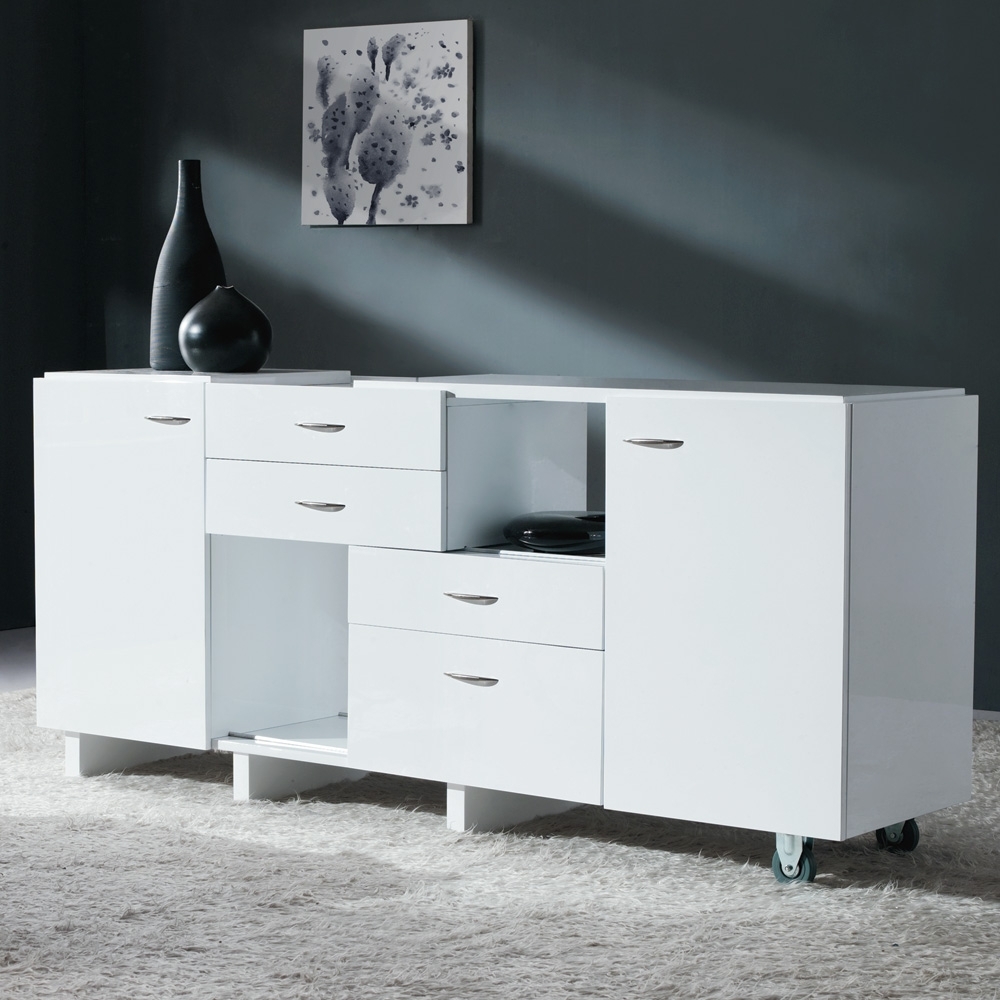 Commode Blanche Extensible Kingsize LesTendances Fr