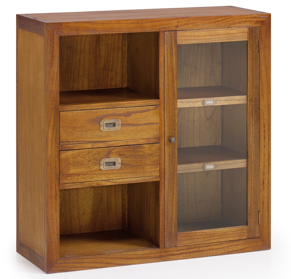 Commode En Bois Massif De Mindy Porte Tiroirs Orka Cm