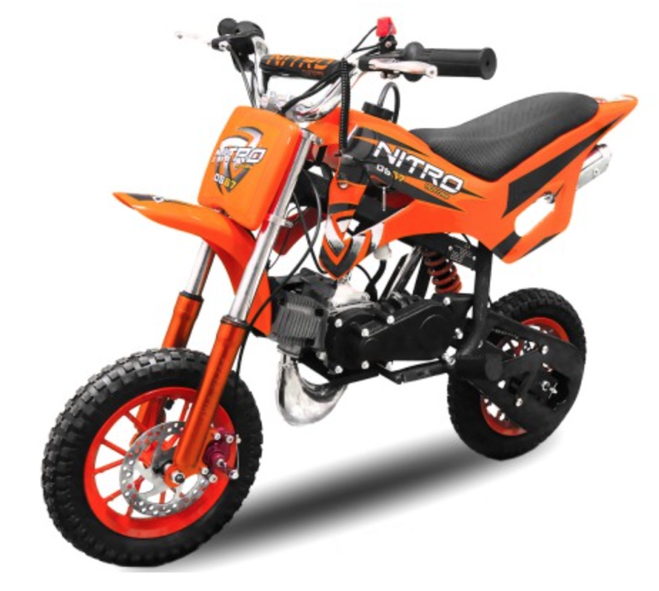 Dirt Bike 49cc Orange DS67 7 7 LesTendances Fr