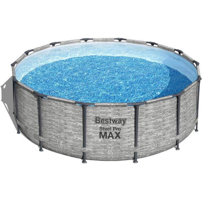 Kit Piscine Hors Sol Tubulaire BESTWAY Steel Pro Max 427 X 122 Cm