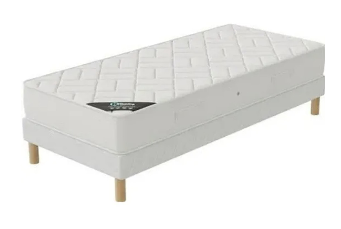 Pack matelas et sommier 1 place