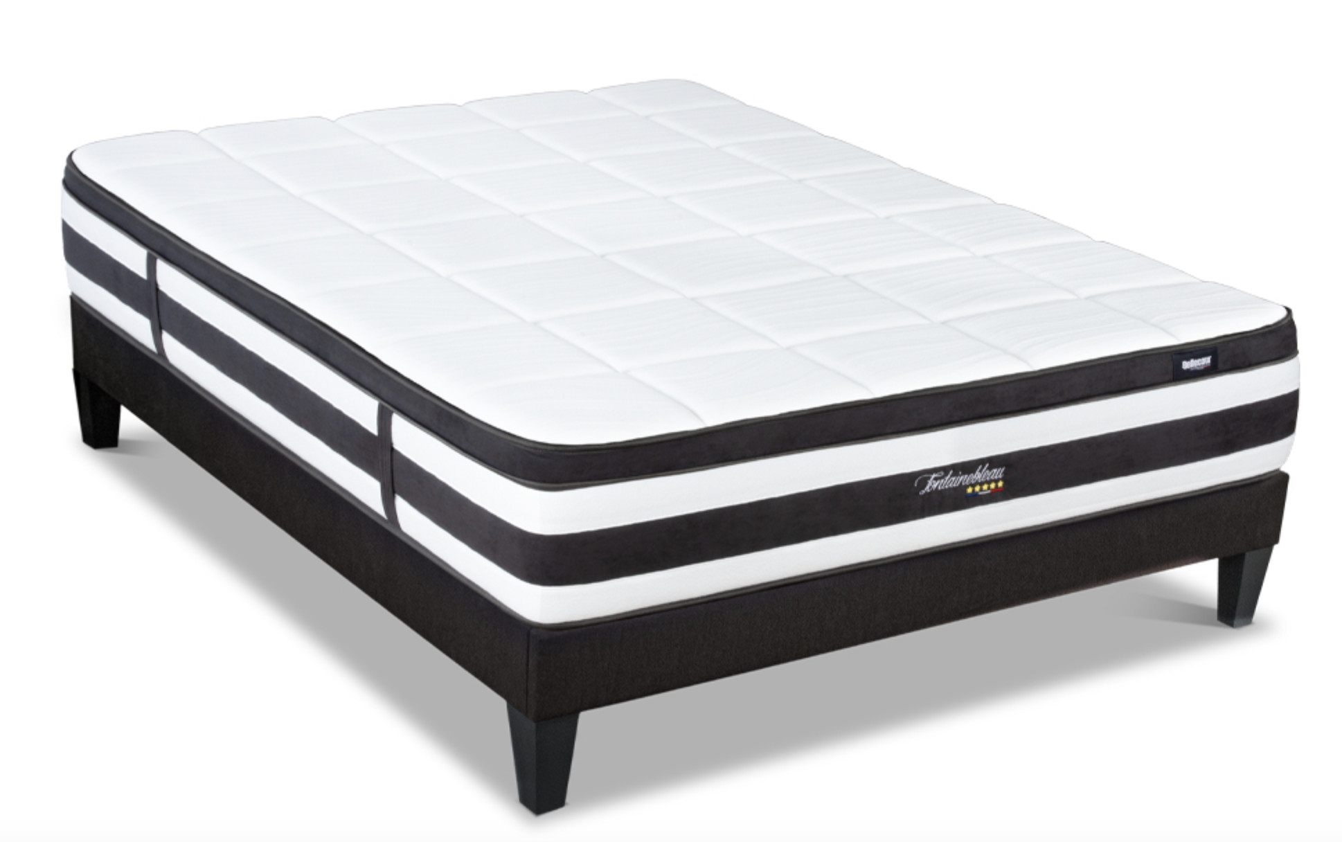 Pack matelas et sommier à ressorts ensachés