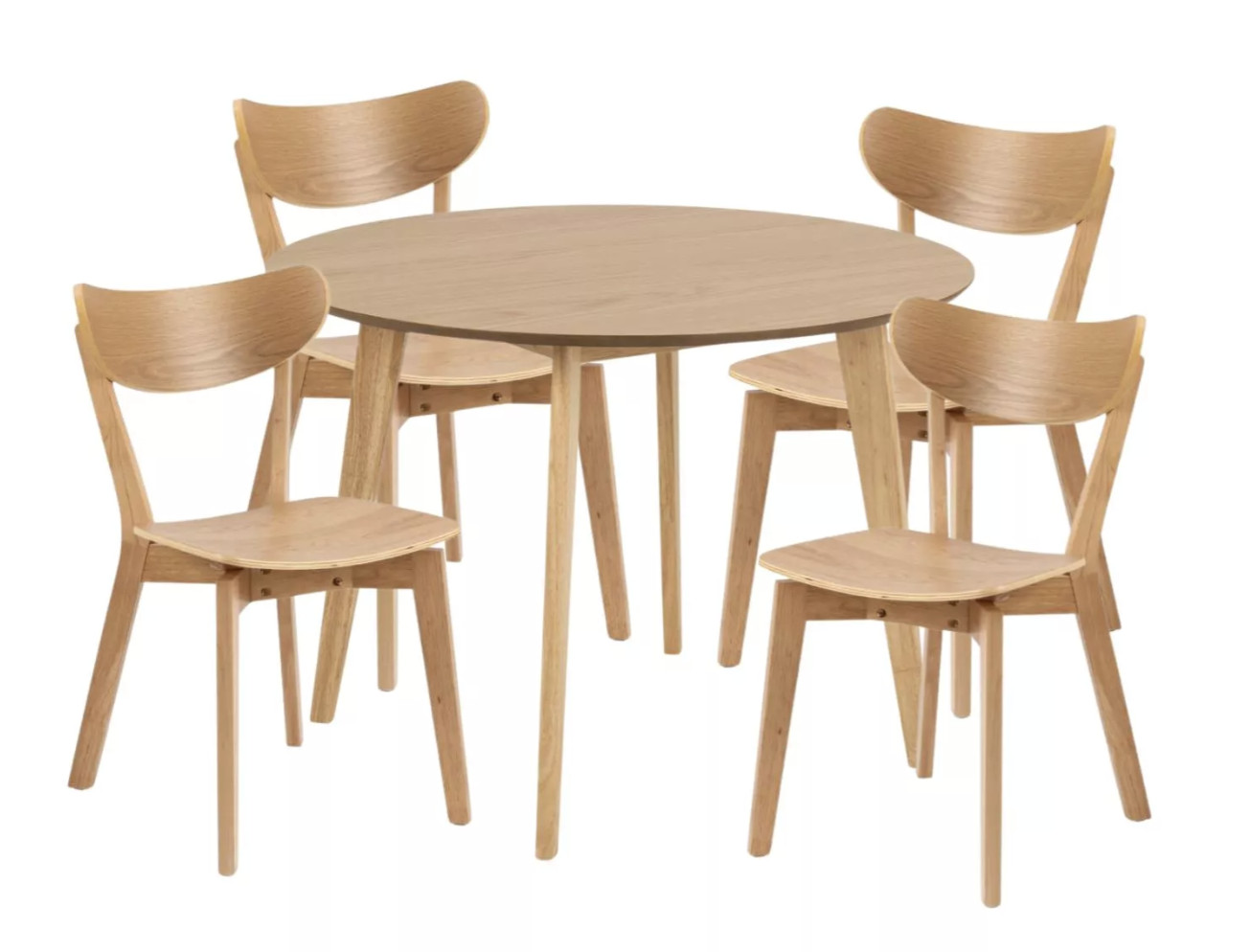 Ensemble table ronde et chaises