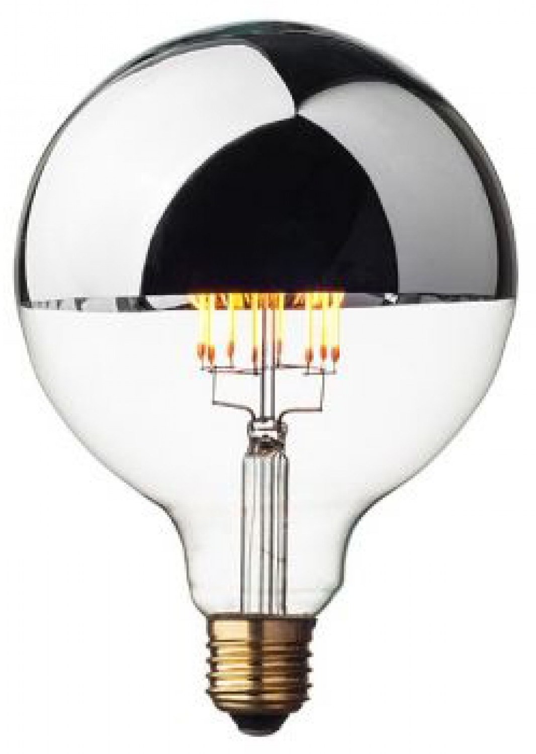 Ampoule Led E27 La Plus Puissante Ampoule rétro globe LED dimmable calotte argentée (E27) | LesTendances.fr