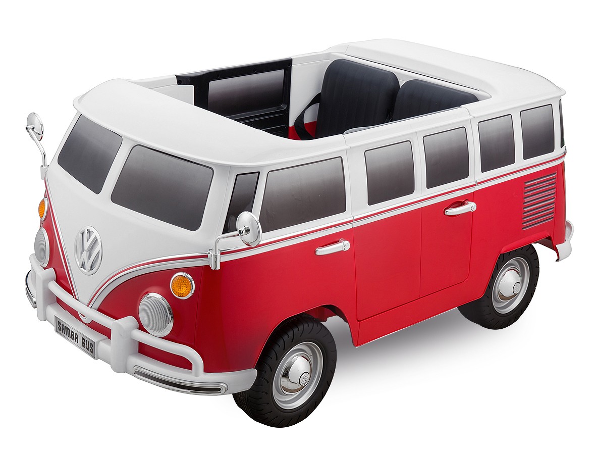 Volkswagen Bus Lectrique Enfant Vw Bulli T Samba Camper Rouge