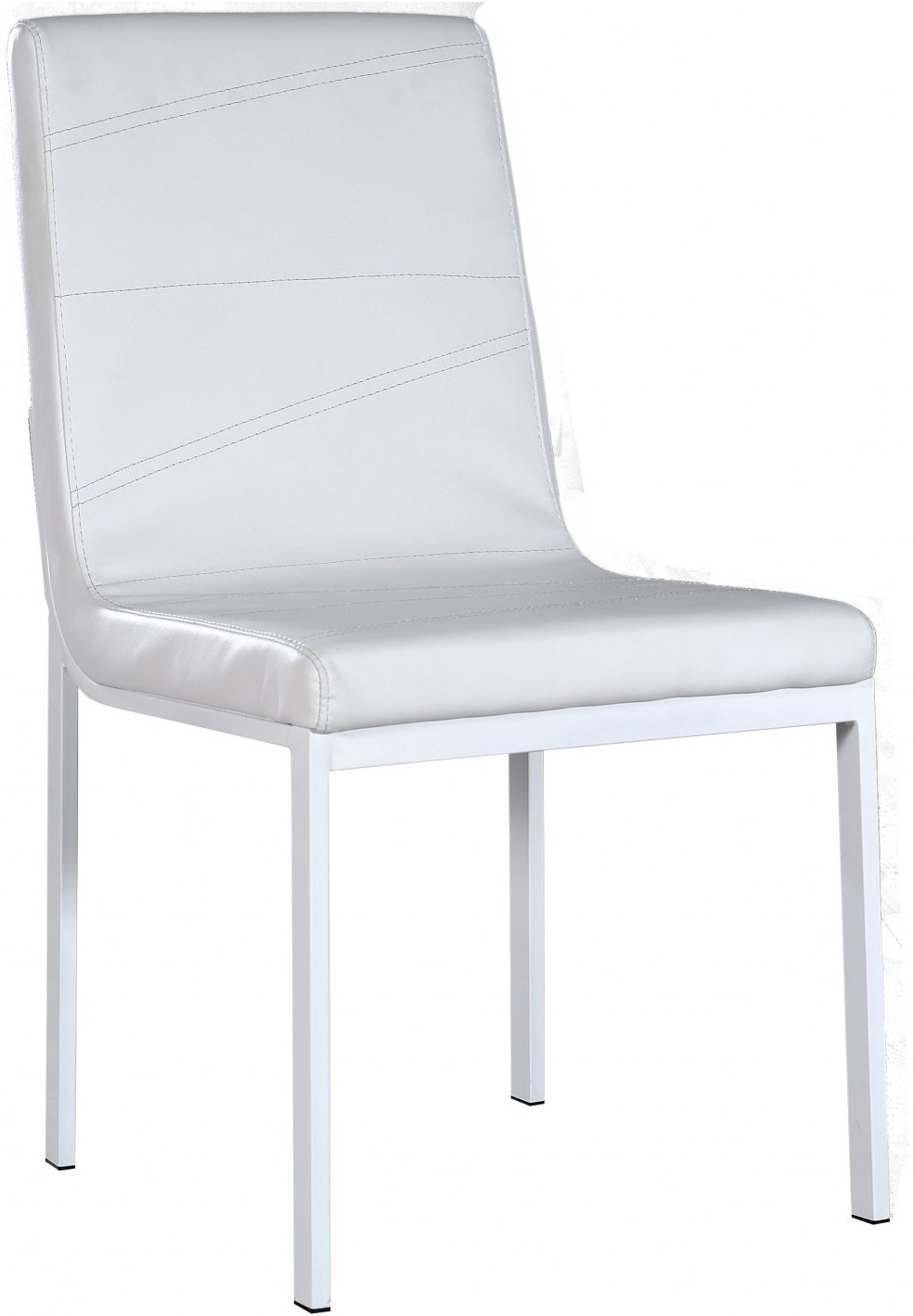 Chaise moderne blanche Sona  Lot de 2  LesTendances.fr