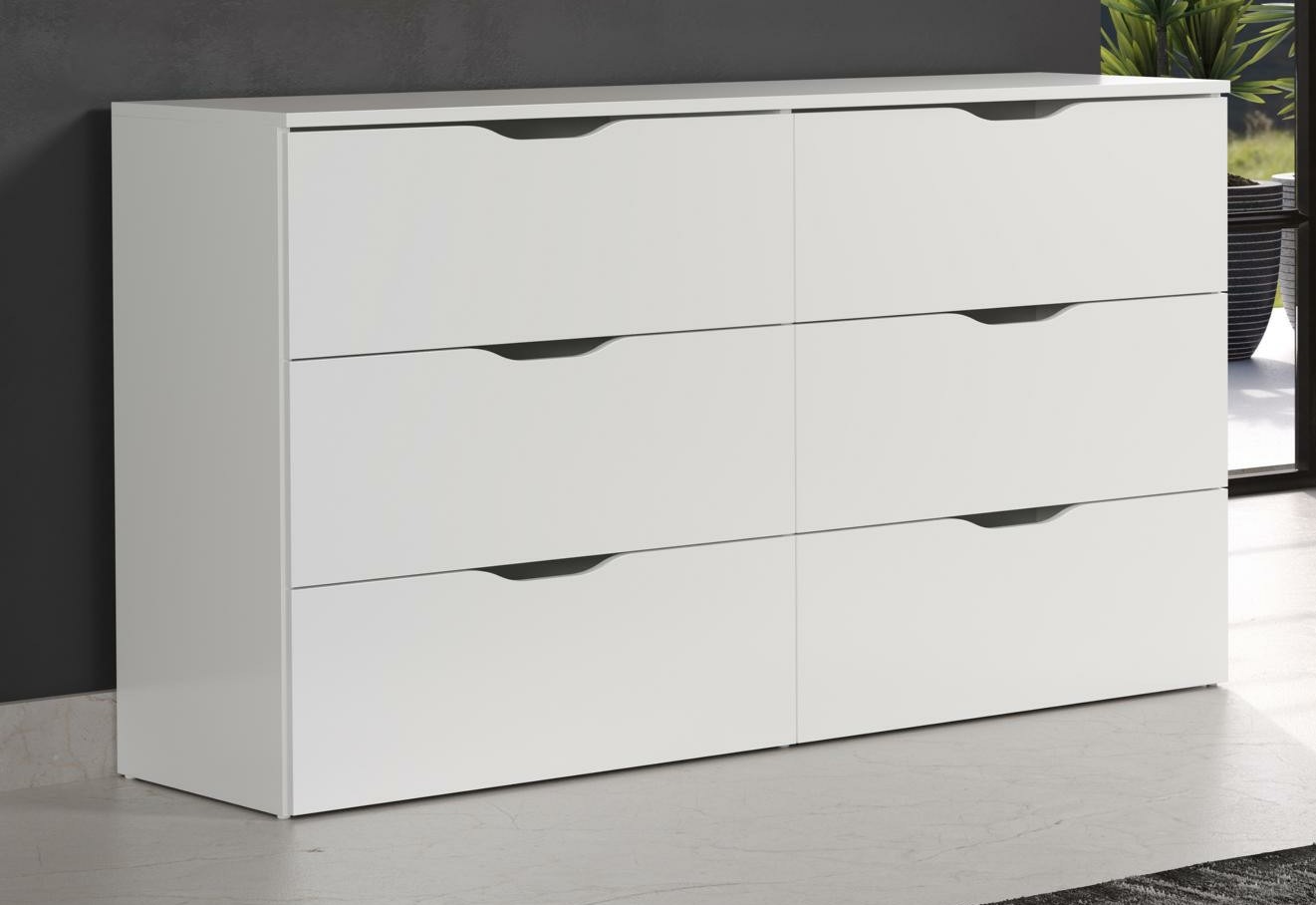 Les Tendances Commode Tiroirs Blanc Basix Lestendances Fr