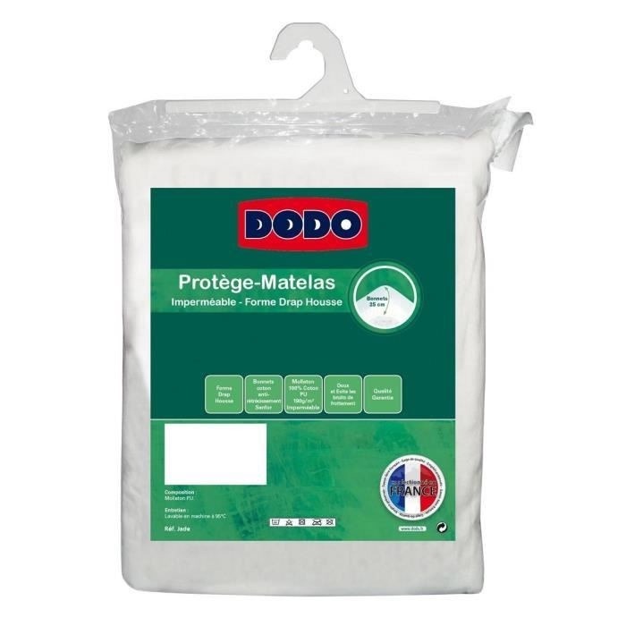 DODO Protege-matelas Alese imperméable Jade 140x190 cm ...