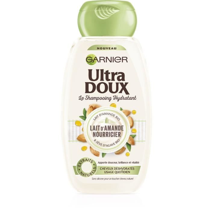 Garnier Ultra Doux Shampooing Lait D Amande Nourricier Ml