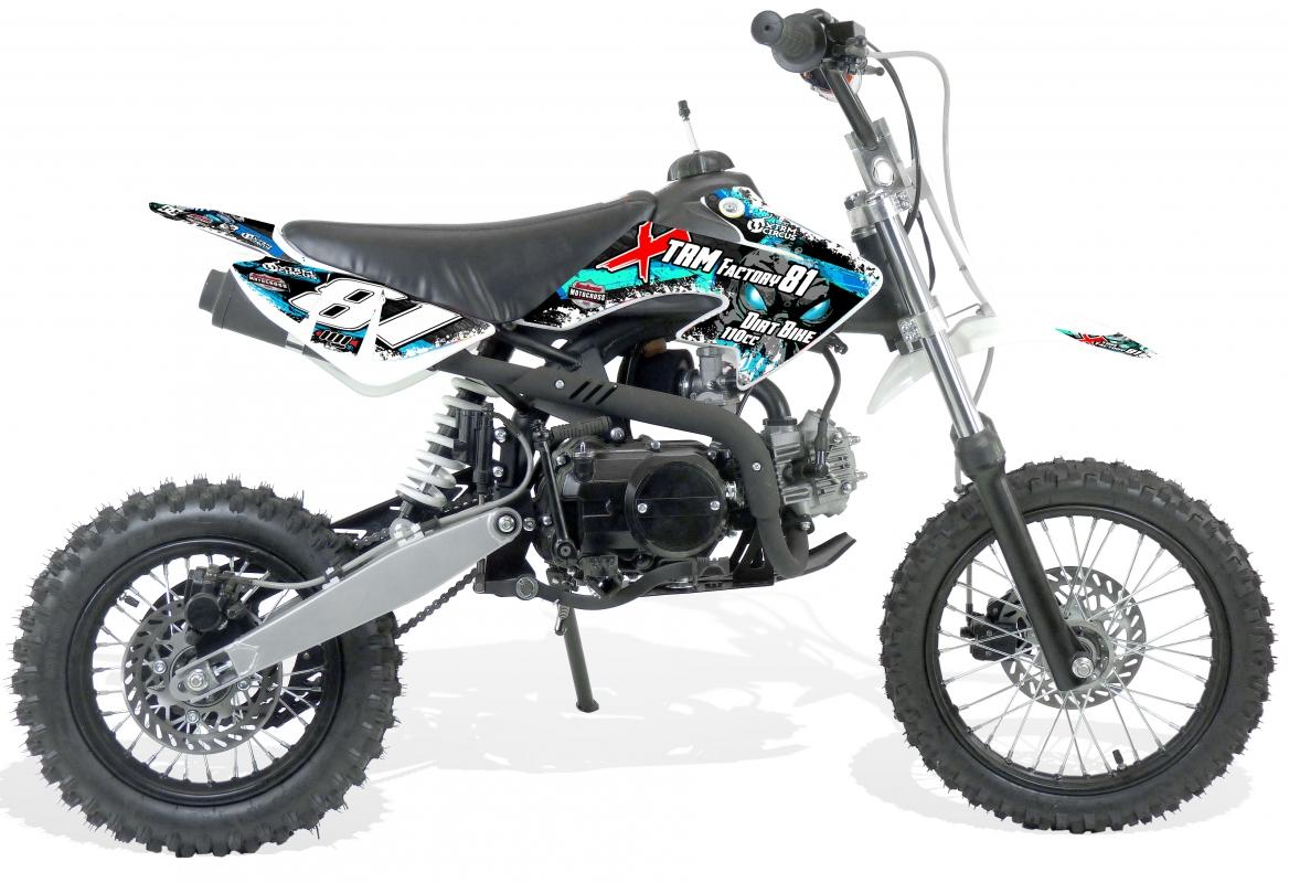  Moto cross  110cc Sport 14 12 boite m canique Kick starter 