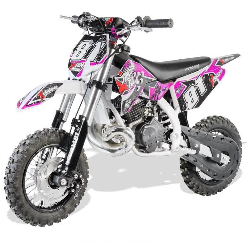  Moto cross  50cc 2T rose  3 5 cv Falko 14 12 LesTendances fr