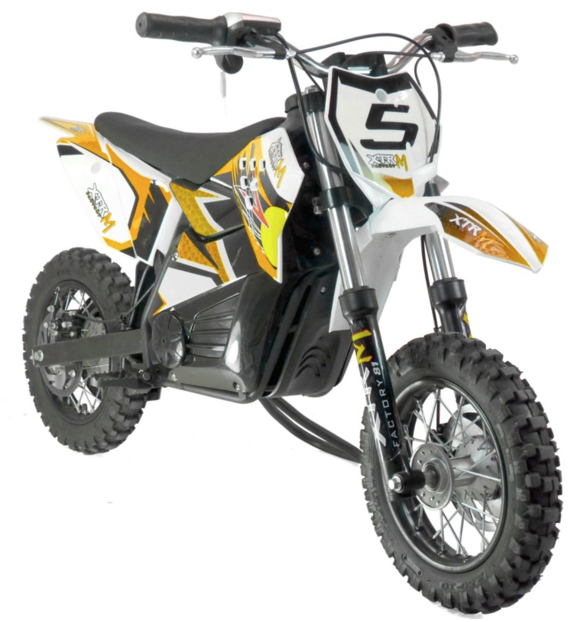  Moto Cross  Electrique  800W 10 10 Orange LesTendances fr