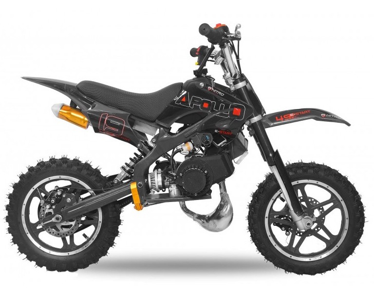  Moto cross  enfant 49cc  e start 10  10  Viper noir 