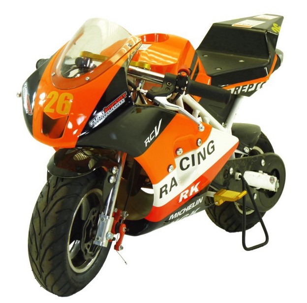  Moto  Pocket  piste Racing 50cc  Orange LesTendances fr