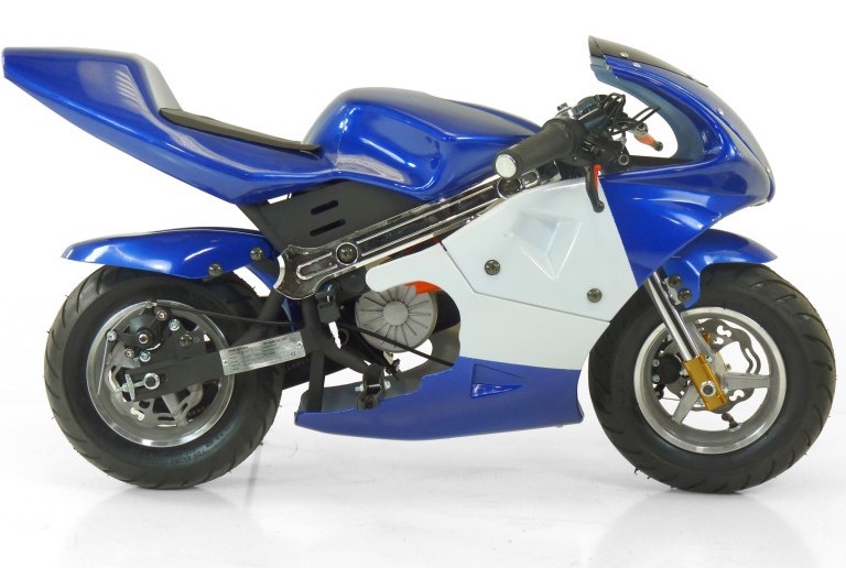  Moto  de course Electrique GP 350W Bleu  LesTendances fr