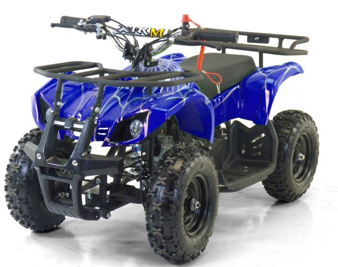 Pocket quad  Mini Bazou 50cc Spider Bleu  LesTendances fr