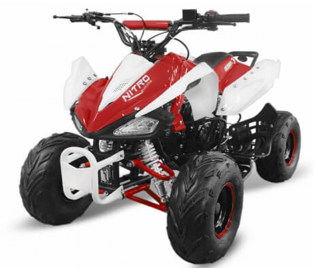 Quad électrique ado Speedy 1000W 48V 8" rouge LesTendances.fr