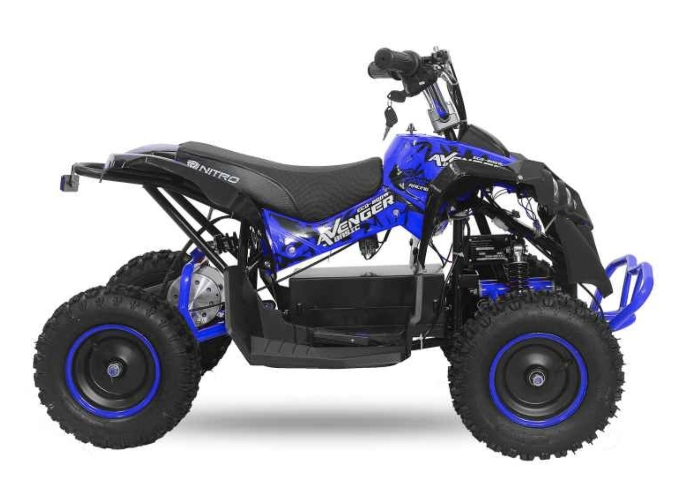 Quad enfant électrique 1000W 48V cross bleu LesTendances.fr