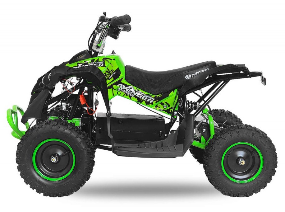 Quad enfant électrique 1000W Compétition luxe vert  LesTendances.fr