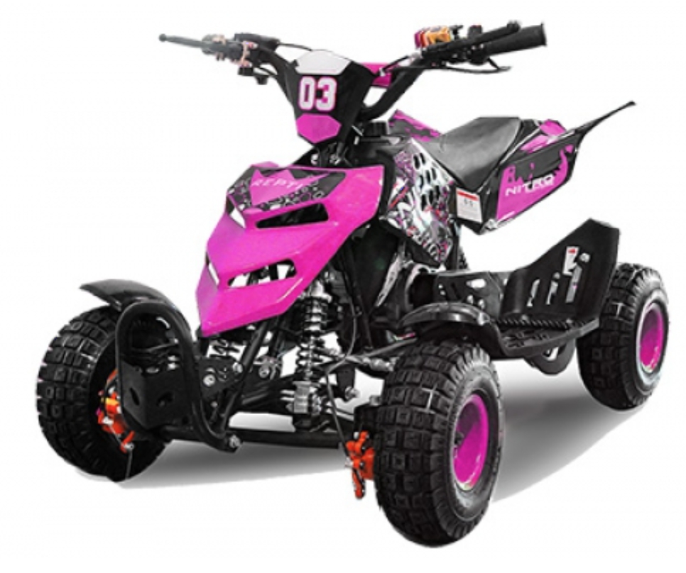 Repti de luxe 49cc rose 4" Quad enfant | LesTendances.fr