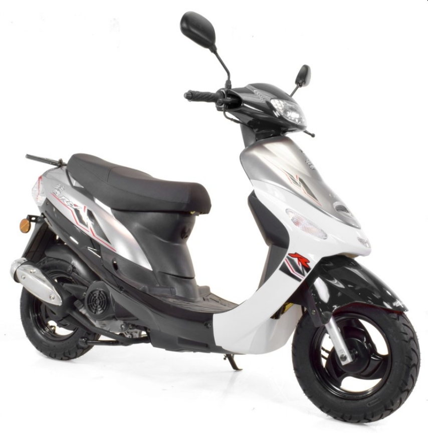  Scooter  50cc  4 temps Noir LesTendances fr