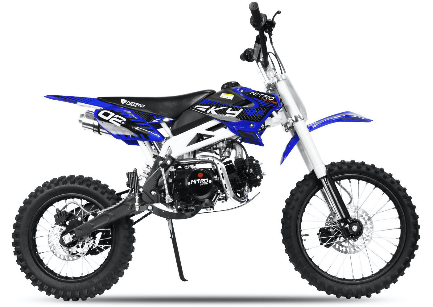 SKY 125cc deluxe bleu 17 14 pouces boite m canique 4  temps  