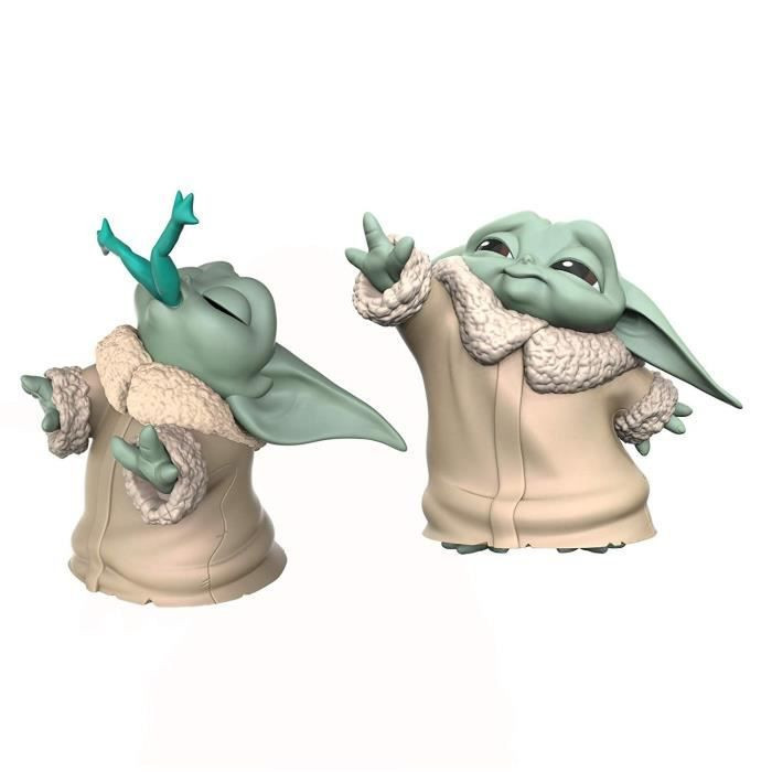 Star Wars The Mandalorian Pack De 2 Figurines Baby Bounties The Child Bebe Yoda 5 5 Cm Mangeant Un Crapaud Et Utilisant La Force Lestendances Fr