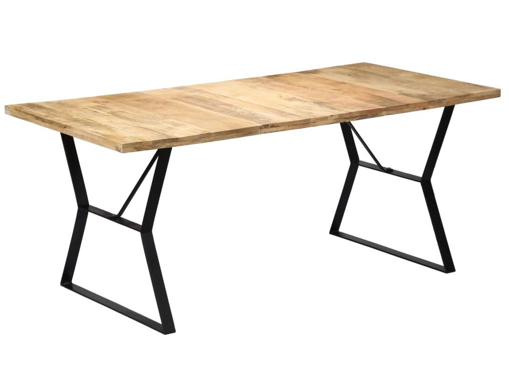 Octane - Table à manger bois de manguier naturel Urla 140 cm