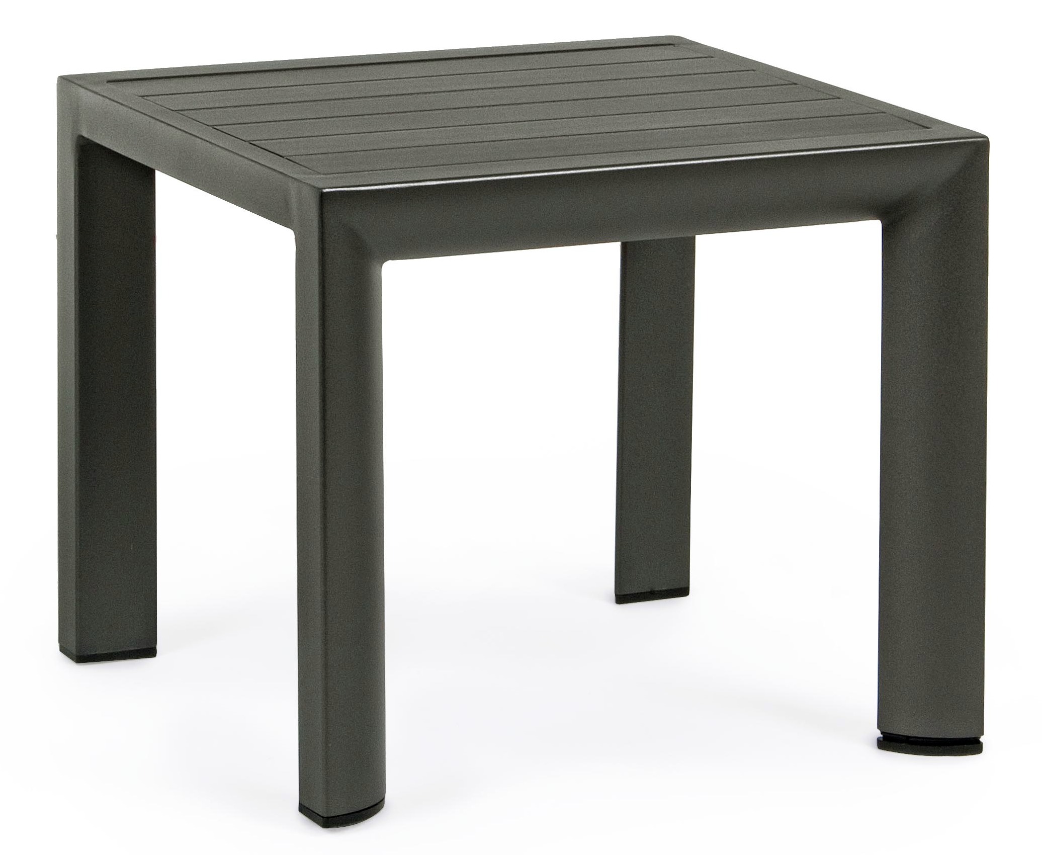 Table D Appoint De Jardin Carr E En Aluminium Cadia Lot De