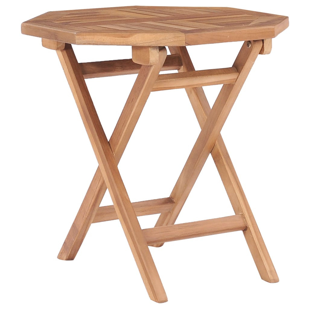 Octane  Table pliable de jardin 45x45x45 cm Bois de teck solide