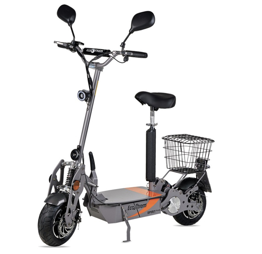 Ecoxtrem électrique homologué route 1000W gris avec siège