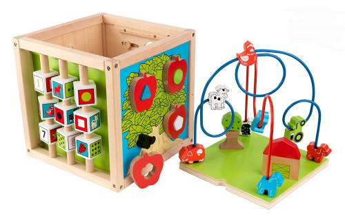 Kidkraft Cube D Activite Bebe En Bois Kidkraft Lestendances Fr